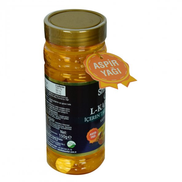 Aksuvital Shiffa Home Cla L-Karnitin Aspir Yağı Yumuşak 1000 Mg x 100 Kapsül - 3