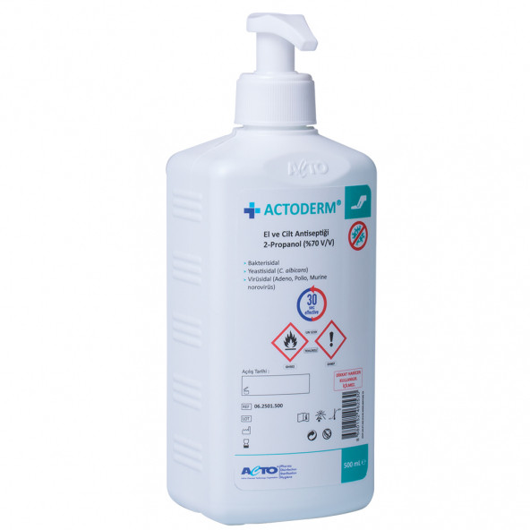 ACTODERM El ve Cilt Antiseptiği 500 ml