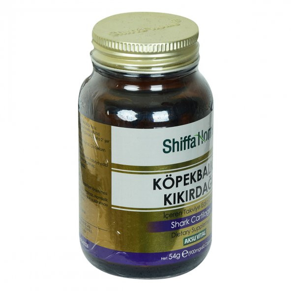 Shiffa Home Köpek Balığı Kıkırdağı Diyet Takviyesi 900 Mg x 60 Kapsül - 3