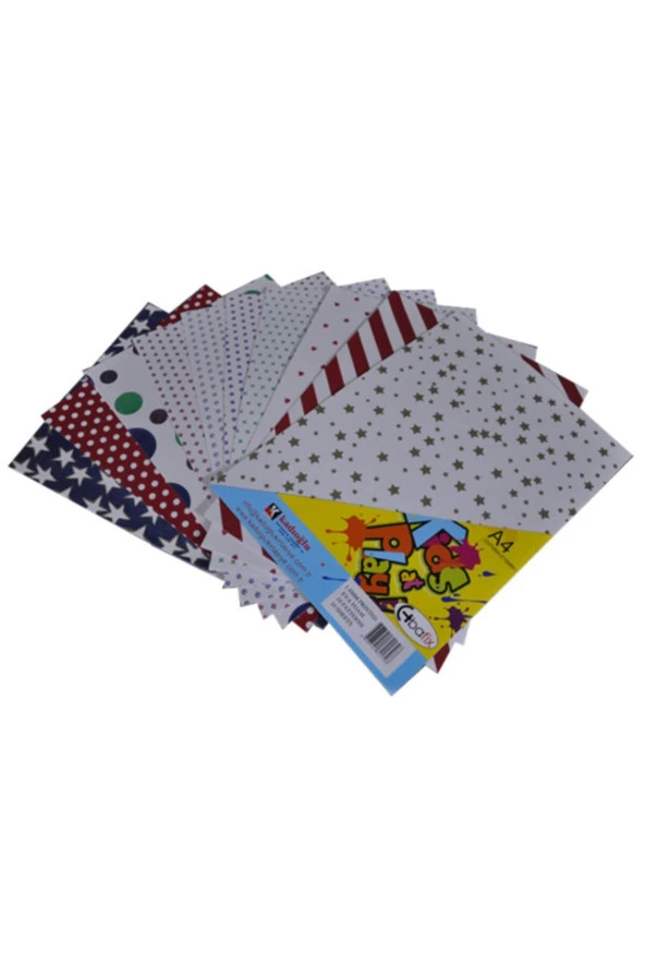 Bafix A-4 Desenli Eva Baskı Printed 80734 10 Lu (1 Paket 10 Adet)