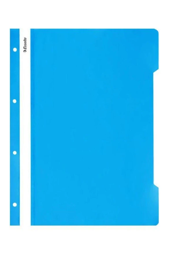Esselte Telli Dosya Plastik A-4 Açık Mavi 50 Li 4199 (1 Paket 50 Adet)