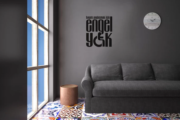 ENGEL YOK  FOLYO STİCKER - Resim 2