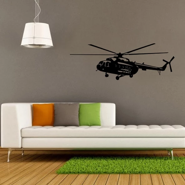 HELİKOPTER FOLYO STİCKER - 2