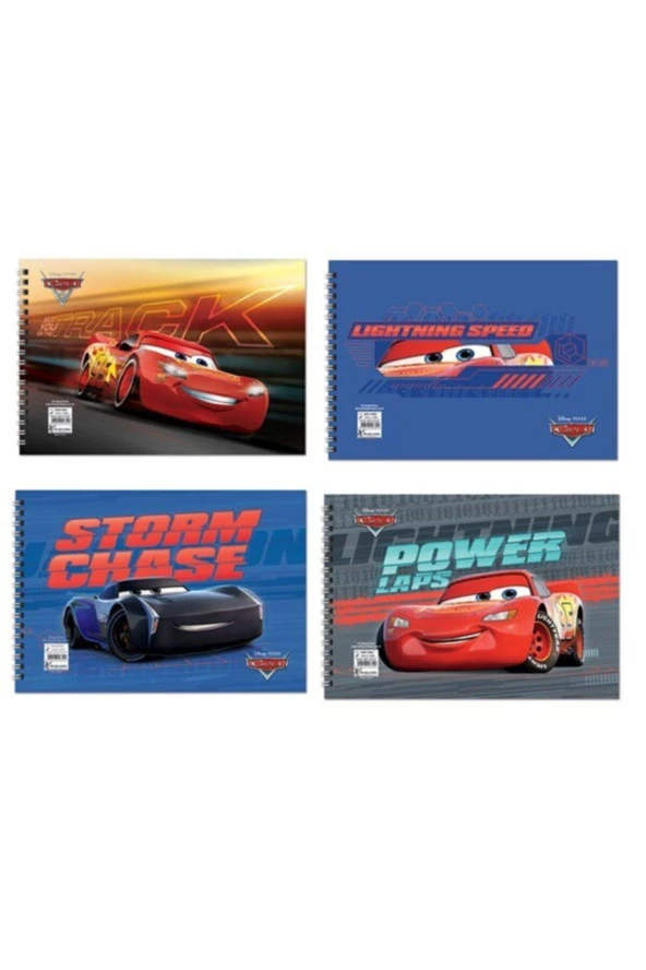 Keskin Color Resim Defteri Spiralli 15 Yaprak 17x25 Cm Cars Resim Defteri (24 Lü Paket)