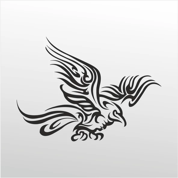 Folyo Sticker Kuş Deseni