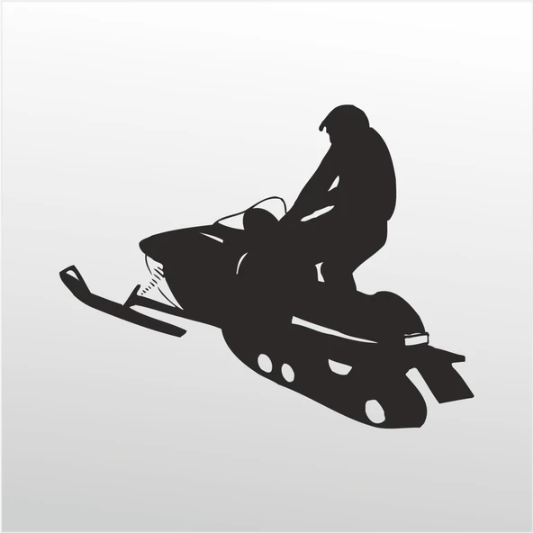 Folyo Sticker Motorlu Kızak ürün görseli