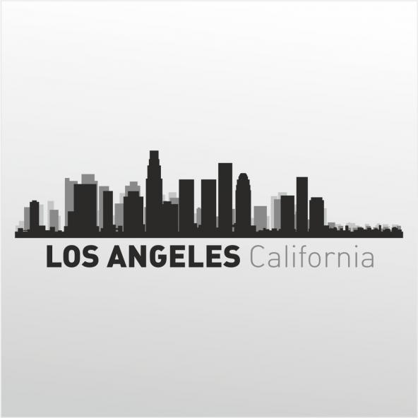 Folyo Sticker Los Angeles Kalifornia