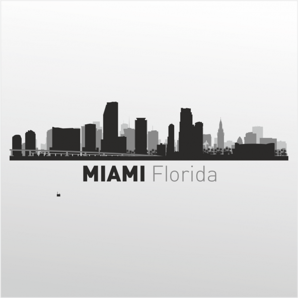 Folyo Sticker Miami Florida