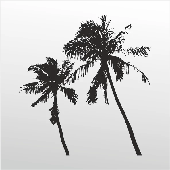 Folyo Sticker Palmiyeler ürün görseli