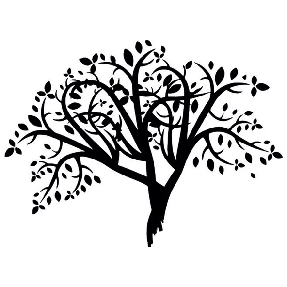 Folyo Sticker Ağaç Deseni - Resim 2