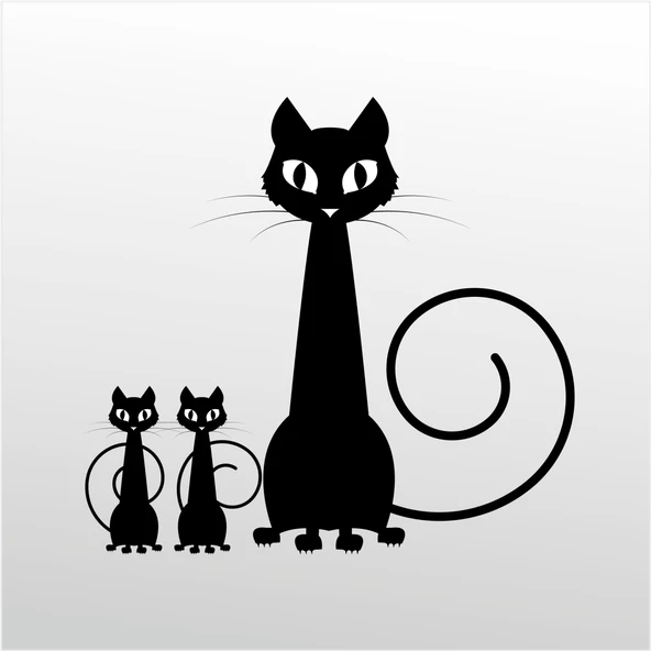 Folyo Sticker Aile Kedisi ürün görseli