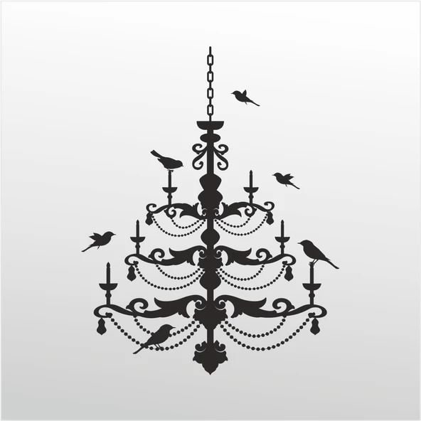 Folyo Sticker Kuş Deseni ADKPQUY748 ürün görseli 1