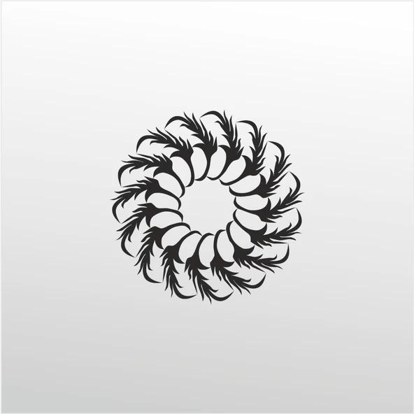 Folyo Sticker Tüy Deseni
