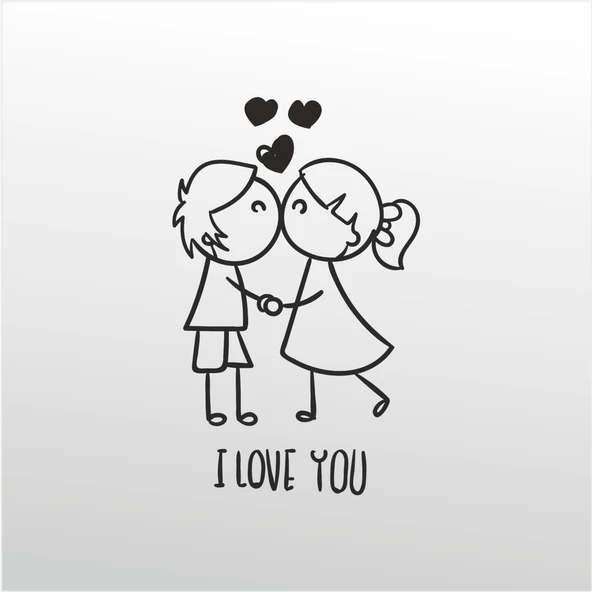 Folyo Sticker Kadın Ve Erkek ürün görseli