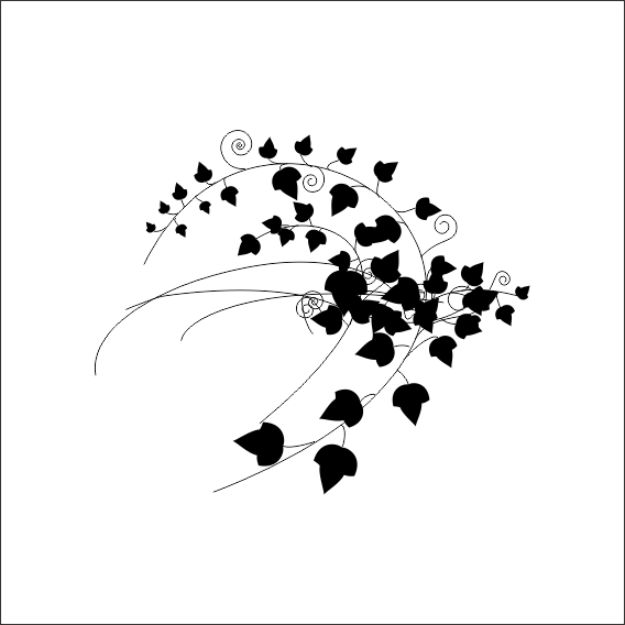 AĞAÇ VE GÜL RESİMLERİ FOLYO STİCKER ürün görseli 1