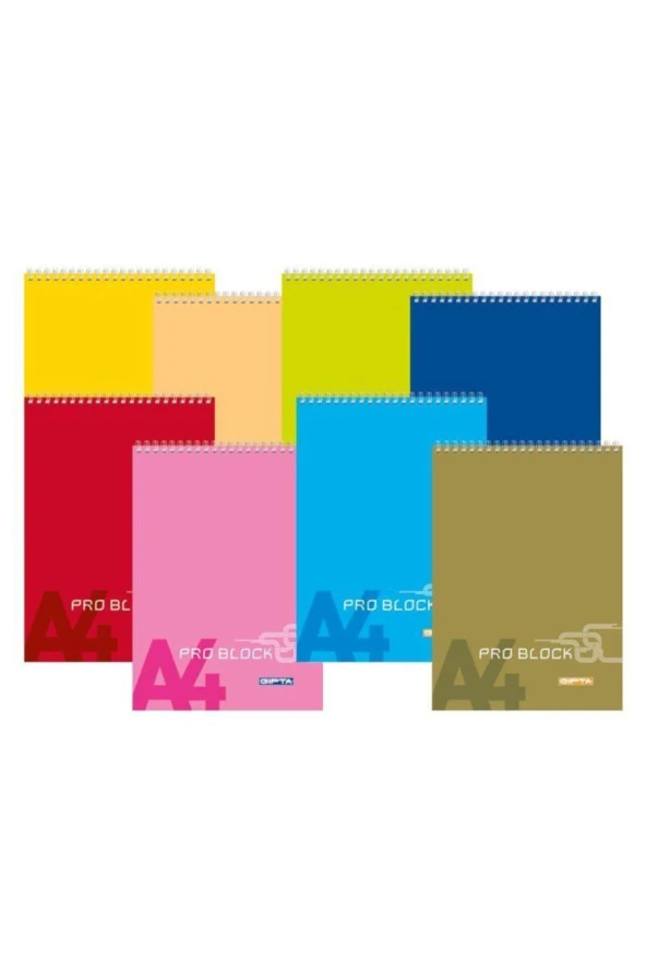 Klas Bloknot Spiralli Plastik Kapak No:2 Çizgili 60 Yaprak 24 Lü (1 Paket 24 Adet)