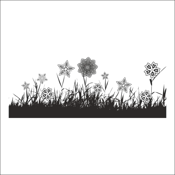 AĞAÇ VE GÜL RESİMLERİ FOLYO STİCKER ürün görseli