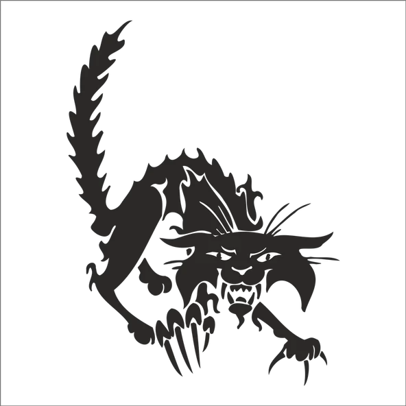 KEDİ FOLYO STİCKER ürün görseli