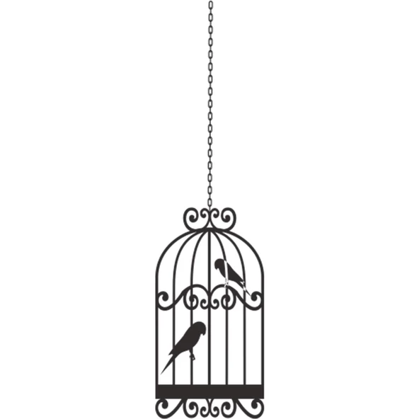 KUŞ KAFESİ FOLYO STİCKER ürün görseli