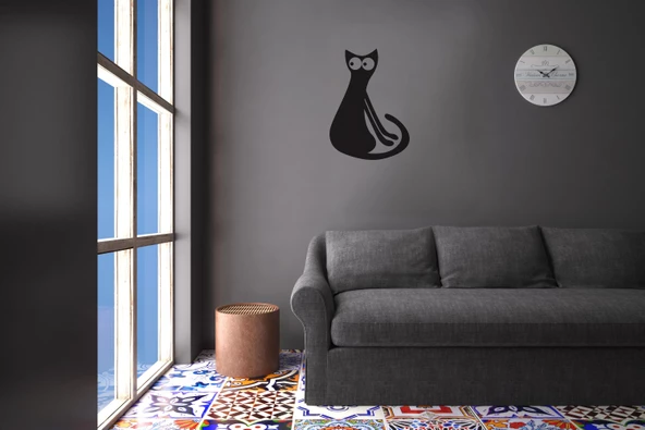 KEDİ FOLYO STİCKER - Resim 2