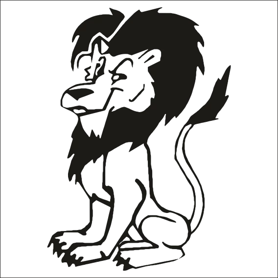 ASLAN ALASKA FOLYO STİCKER