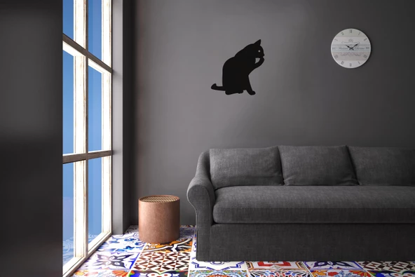 KEDİ FOLYO STİCKER - Resim 2