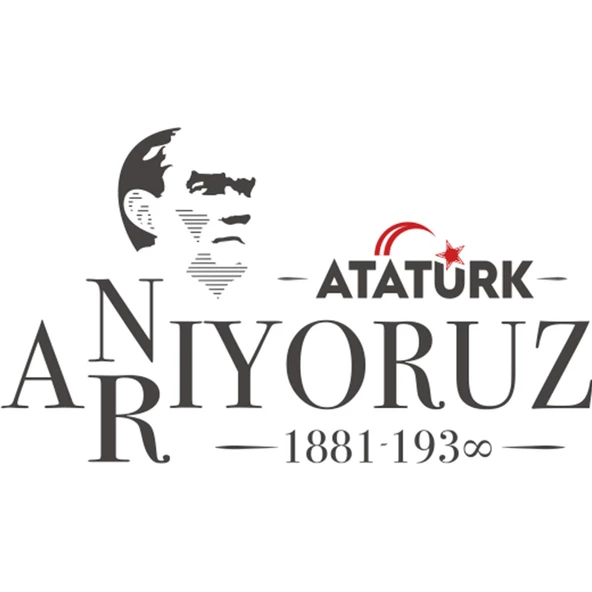 ATATÜRK 10 KASIM RESMİ FOLYO STİCKER