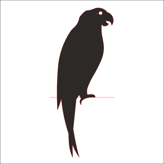 PAPAĞAN FOLYO STİCKER