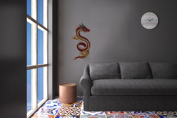 EJDERHA FOLYO STİCKER - Resim 2