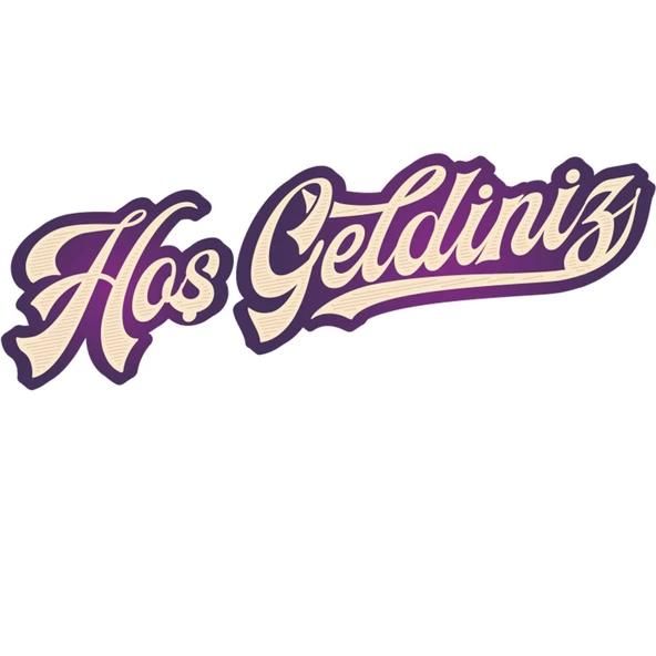 HOŞGELDİNİZ FOLYO STİCKER ürün görseli