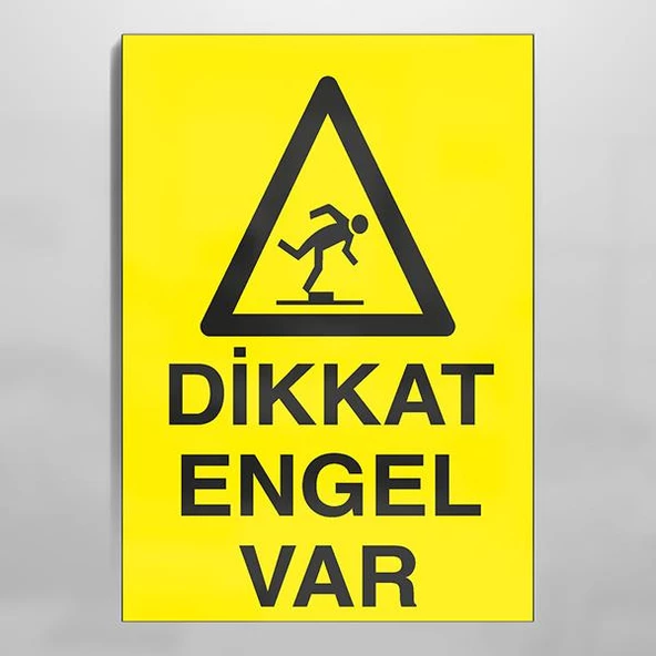 Dikkat Engel Var Uyarı Levhası ürün görseli 1