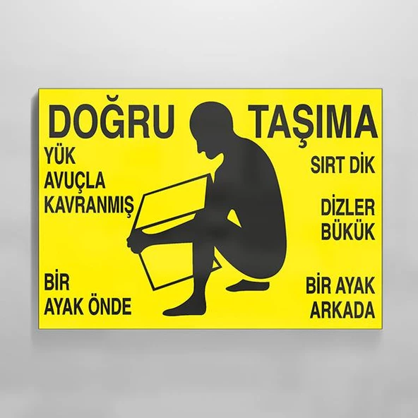 Doğru Taşıma Uyarı Levhası ürün görseli 1