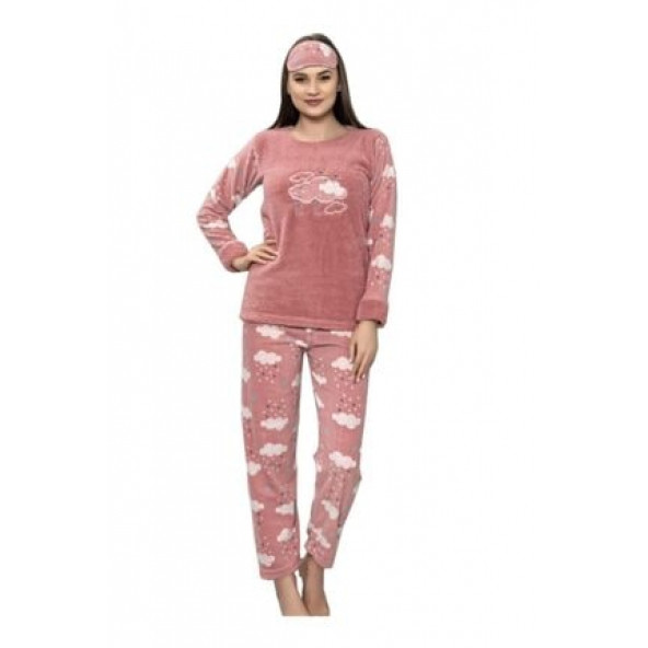 Glisa Pijama Takımı 1050 L BEDEN PUDRA PEMBE