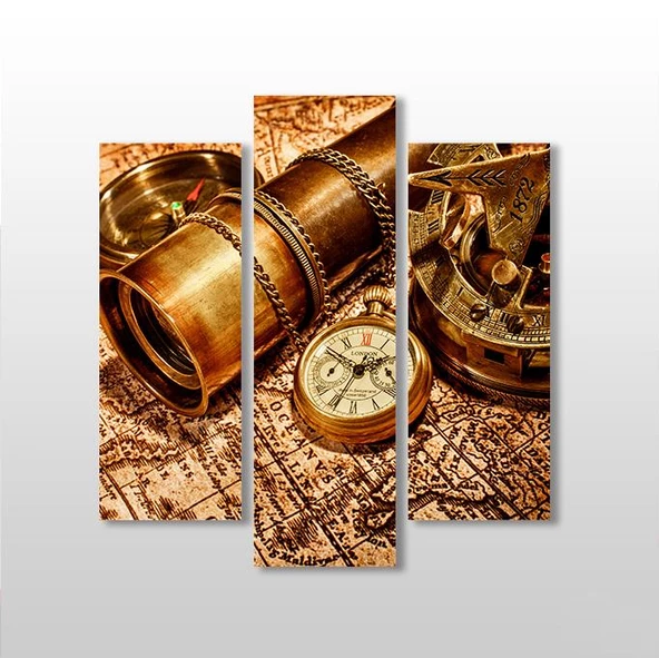 Papirüs Harita  Kanvas Tablo ürün görseli 1