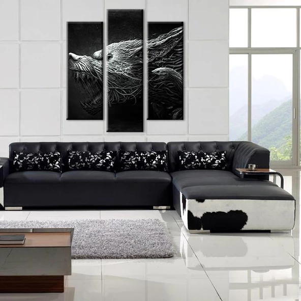 Canavar  Kanvas Tablo - 2