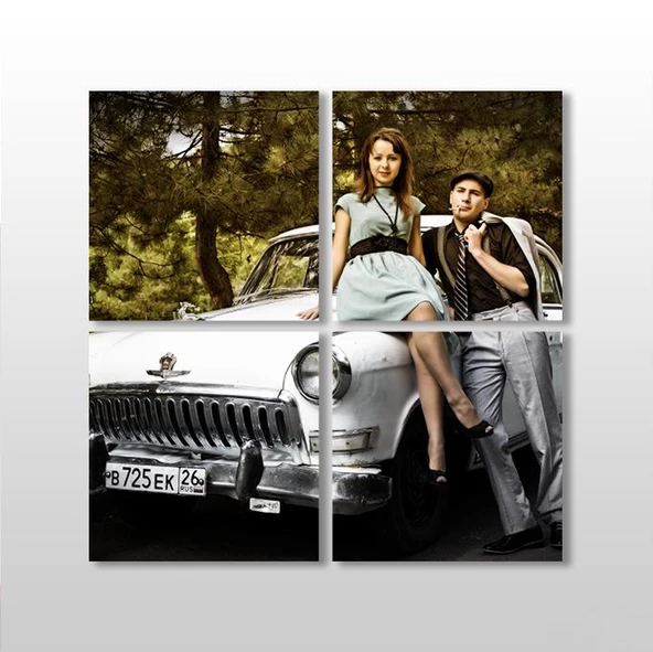 Klasik Araba Kanvas Tablo ürün görseli 1