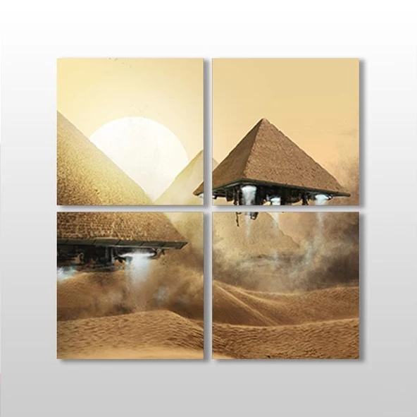 Piramitler Kanvas Tablo ürün görseli
