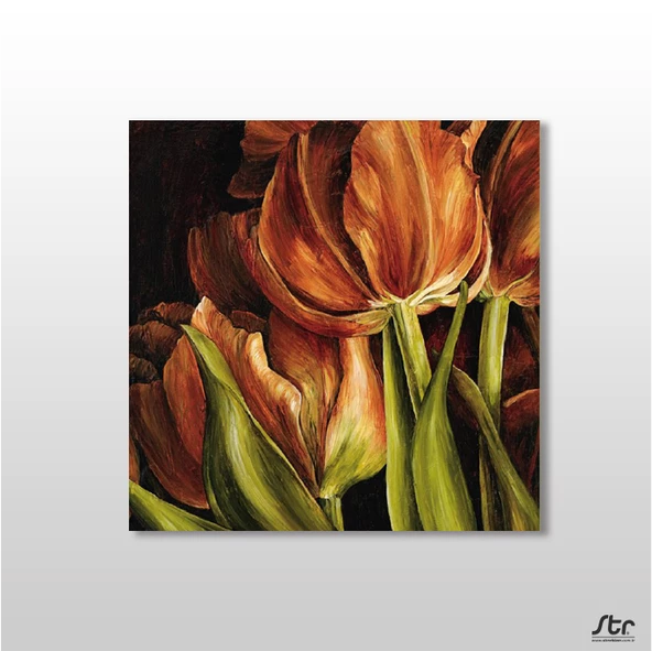 Oryantal Lale Kanvas Tablo ürün görseli 1