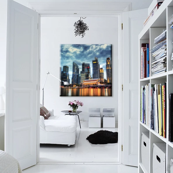 New York Manzara Kanvas Tablo - 2