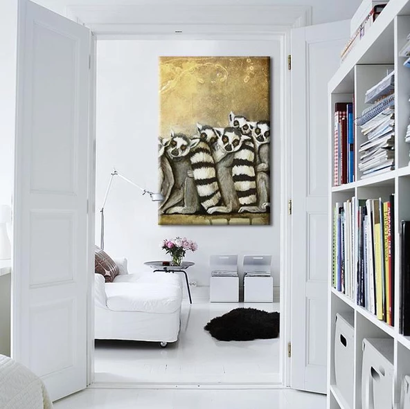 Rakun Kanvas Tablo - Resim 2