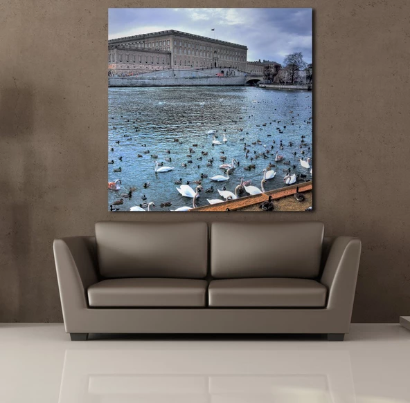 KUĞULAR KANVAS TABLO - Resim 2