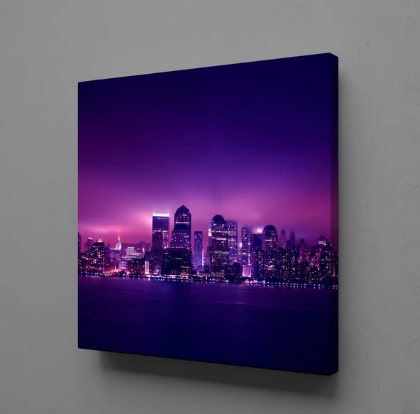 MORUN BÜYÜLÜ ŞEHRİ KANVAS TABLO ürün görseli 1