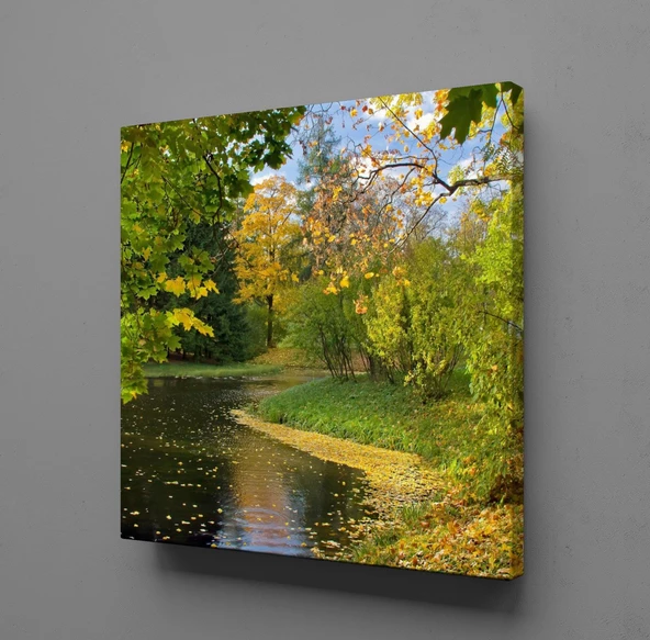 DÖKÜLEN YAPRAKLAR KANVAS TABLO ürün görseli 1