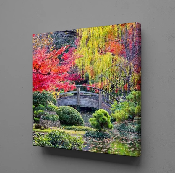 RENGARENK ORMAN KANVAS TABLO ürün görseli 1