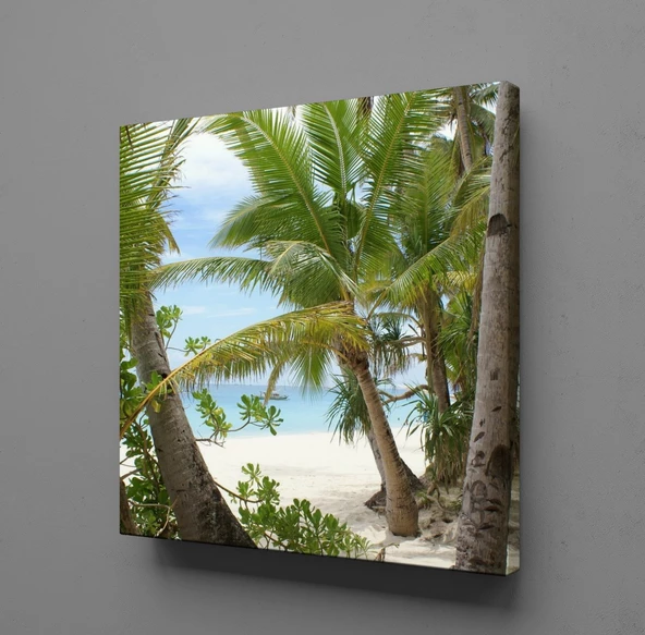 PALMİYE AĞAÇLARI KANVAS TABLO ürün görseli 1