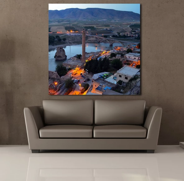 HASANKEYF MANZARASI KANVAS TABLO - 2