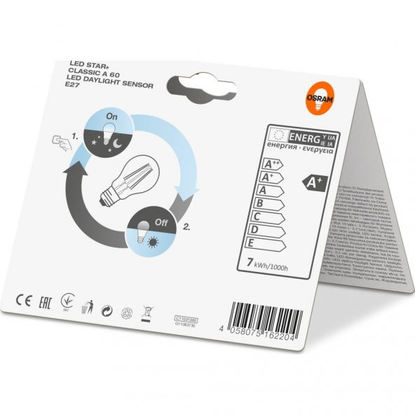 Osram Led Star Gece Gündüz Sensörlü 6,5W 4000K Günışığı - 3