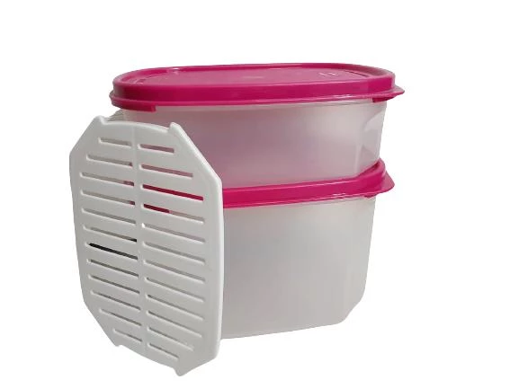 Moon Star Peynir Saklama Kabı Süzgeçli Hava Sızdırmaz 1,8+0,9 Litre-MID-ST200 - 3