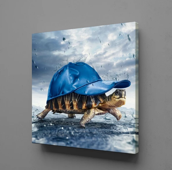 KAPLUMBAĞA KANVAS TABLO