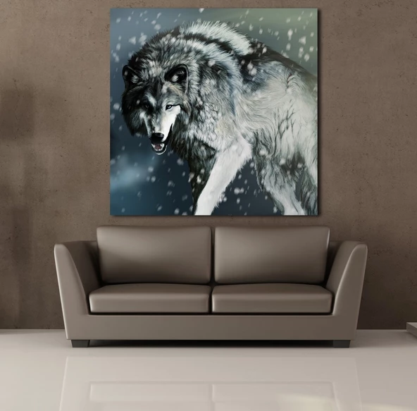 KOŞAN KURT KANVAS TABLO - 2